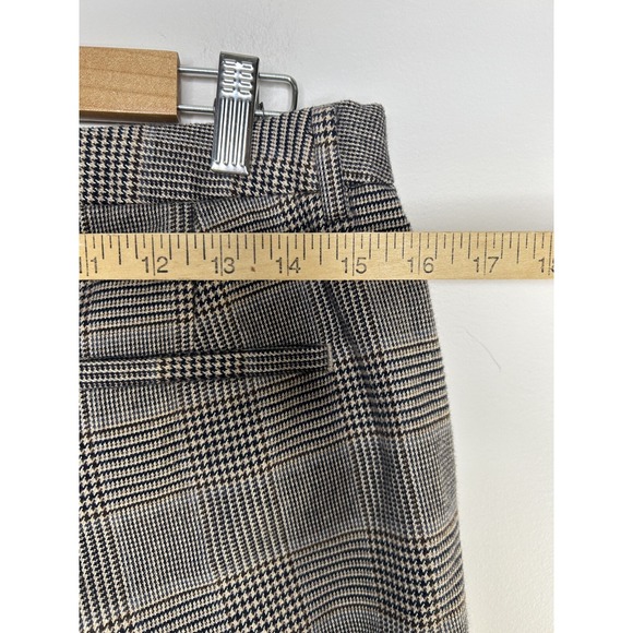 L.L. Bean Womens Classic Fit Black Pinstripes Pants Trousers Size 8 Petite - Picture 6 of 12